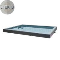 Люк в подвал  стеклогор 1100х1100*75 со стеклом