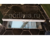 Так выглядит напольный люк АМО 1200п*900 