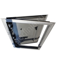 Люк кровельный ЛКР для выхода на крышу вид снизу